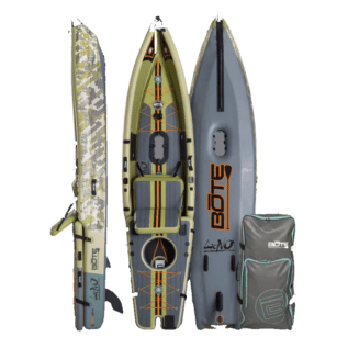 LONO Aero 12′6″ Verge Camo Inflatable Kayak