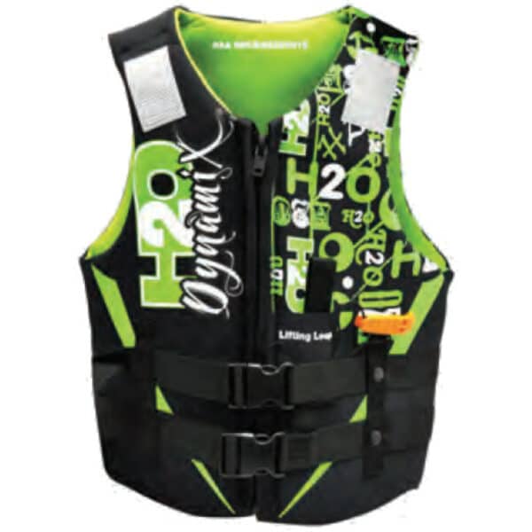 H2O Dynamix X-Large Green Neoprene Life Jacket